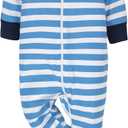 Onesies Brand Baby Boys' 4-pack Sleep 'N Play Footies, Size 6-9 Months