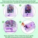 Skylety 5 Pcs Money Puzzle Box Gift Card Box Plastic Puzzle Card Holder Fun Maze Intellectual Pinball Machine Game for Teens and Adults Birthday Party Favors(Clear, Blue, Purple, Pink, Green)
