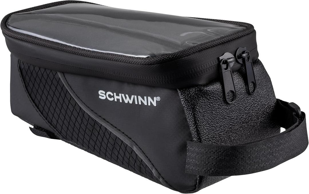 Schwinn Bike Bag, Pannier and Storage, Easy to Attach, Hold Cell Phones, Snacks, Wallet, Mounted Bicycle Accessories