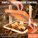 Chicken Coop Heater, Chicken Heater for Chicken Coop Accessories, Brooder Plate for Chicks, Chick Brooder Heating Plate UL-Compliant