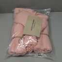 Keketo 6pcs Pink Gauze Rustic Cheesecloth Table Runner 120 Inch 10 FT for Wedding Baby Shower Bridal Shower Birthday Engagement Garden Outdoor Party Long Sheer Boho Decorations