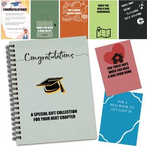 JULEASEL Graduation Gift Card Book 2026 - College Survival Gift Card Book - Personalized High School Graduation Gifts for Leaving Home College Student from Parents Teacher Family