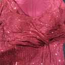 BeryLove Sequin Christmas Formal Mother of The Bride Dress Cocktail Evening Wedding Guest Dresses with Shawl, Large