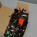 50ft Metallic Tinsel Twist Garland - Christmas Tree Hanging Decorations (Red, Green & Silver) for Indoor & Outdoor Use