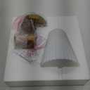 Gold Wall Sconce, HWH Single Wall Light Fixture Brushed Gold Wall Lamp with Frosted Milk White Striped Glass Shade, Modern Indoor Wall Sconce for Kitchen Bedroom Schoolhouse, 5HZG97B BG