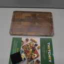 Walnut Wood Cutting Board, Small End Grain Cutting Boards for Kitchen, Compact Size, Lightweight & Durable for Cheese and Small Prep, 9"x6"x0.8"