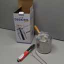 Small Deep Fryer Pot with Basket, Mini Fryer and Soup Pot with Tongs and Lid for 1-2 People, Works on Gas or Induction Burner, Dishwasher Safe, 1.3-Quart