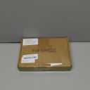 Wonderjune 2 Pcs Gold Jewelry Display Stand Vintage Necklace Organizer Ring Holder Earring Tray Resin Jewelry Photography Props Frame with Velvet Backing for Gifts(White,Small,Elegant)