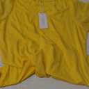 Aokosor Womens Summer Tops V Neck T Shirts Swiss Dot Puff Sleeve Tops Loose Casual T-shirt L