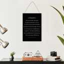 All That is Gold Does Not Glitter Wooden Wall Sign,Positive Quotes Wall Art Decor,Inspirational Wooden Hanging Signs Wall Decor for Office