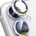 for iPhone 17 Camera Lens Protector Bling Nut, Silver