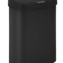 BestOffice 13 Gallon Plastic Touchless Kitchen Trash Can with Motion Sensor for Indoor Use(Black)