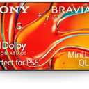 Sony 85 Inch Mini LED QLED 4K Ultra HD TV BRAVIA 7 Smart Google TV with Dolby Vision HDR and Exclusive Features for PlayStation®5 (K-85XR70)