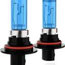 HeadLight Bulbs Fit for 2002-2005 Dodge Ram 1500 2500 3500 Pickup,9007 High Low Beam Light Bulbs,Halogen HeadLights,300% Brightness,Plug and Play,6000K White,2 Pcs
