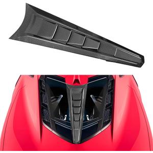Rear Window Split Louver Panel Applique Trim Compatible with C8 Corvette