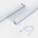 TIMIKEY 6 Pack LED Shop Lights,6500K 5000LM 4FT 36W Super Bright Strip Fixture,FCC&ETL No Interference,Plug&Play Ceiling Lighting is idea for Garage,Shop, Workbench,Warehouse