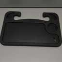 EcoNour 2 in 1 Car Steering Wheel Desk | Tray for Laptop Car Mount with Pen Holder | Desk Console for Car | Food Tray for Eating with Drinks Holder | Multipurpose Travel Car Accessories