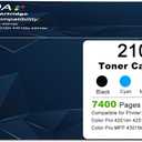 210A 210X 4 Pack Toner Cartridges Replacement for HP 210A 210 W2100X W2100A Compatible with Color Laserje Pro 4201dn 4201dw MFP Pro 4301fdn 4301fdw 4301dw Printers-High Yield (with Chip) - (K/C/M/Y)