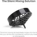 Smartshake Glossy 3-Pack Lite Protein Shaker Bottle 800 ml | 27 oz - Leakproof Screw-on Lid - BPA Free  Unisex - (Black, Deep Rose, Navy Blue)