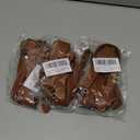 3 x HIASTRA Cowboy Hat Holder for Your Vehicle, Leather Cowboy Hat Mounts for truck, Cowboy Hat Rack for Pickup Truck Keep Your Hat Securely, Brown