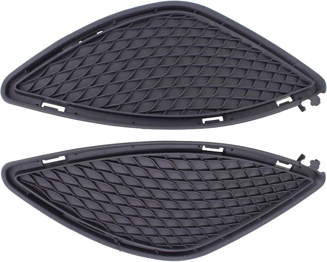 MOTOKU Pair Front Bumper Side Bezel Cover Grille for Mercedes-Benz W117 CLA CLASS CLA250 2014 2015 2016 Left Driver and Right Passenger Side Black Fog Light Mesh Grill Grid Panel Cover MOTOKU Pair Front Bumper Side Bezel Cover Grille for Mercedes-Benz W117 CLA CLASS CLA250 2014 2015 2016 Left Driver and Right Passenger Side Black Fog Light Mesh Grill Grid Panel Cover