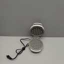 bella Snack-n-Store Mini Waffle Maker, EverGood Ceramic Nonstick Coating, Cord Wrap, Ready Indicator Light & Cool Touch Handles, Stackable Design & Customizable Plates, 350 Watt, Oatmilk