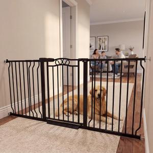 Mornyray 62.5-71.6 Inch Extra Wide Baby Gate Pressure Mounted for Doorways