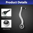 12pcs Front Suspension Kit Lower Control Arm Stabilizer Sway Bar Tie Rod End Link Assembly Replacement for Cadillac ATS 2013-2019 RWD
