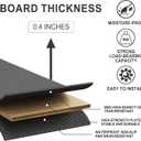 Folding Spring Box, Breathable, Noise Minimizing, Moisture Resistant Bunkieboards,Low Profile Bed Support,Large Double Bed 10mm Bunkie Board, Queen Size 80x60''