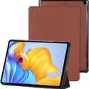 Case for FH 10 (13th Gen, 2023 Release),Adjustable Angle PU Material Protective Case,Triangular Bracket with Automatic Wake-up/Sleep (Brown)