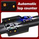 30 FT Slot Car Race Tracks Sets Toys for Ages 8-10 -1:43 Dual Race Car Track with 4 Slot Cars, 2 Hand Controllers, Christmas, Birthday Gift Toys for Ages 8-13