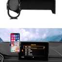 Autorder Custom Fit for Car Phone Holder 2017-2019 Audi A4/2018-2020 Q5 Accessories Phone Mount 7" Screen Cell Phone Automobile Cradles Hands-Free 360 Degree Rotation