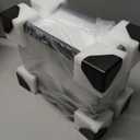 Smart Aquarium Fish Tank with Silent Water Pump, 2.4 Gallon Small Aquarium with Quick Start Kit, Temperature Display, Humidifier and RGB Lights, Perfect for Home, Office, and Decor, Black