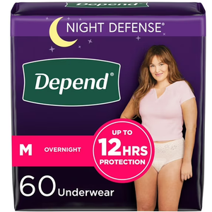 Depend Fresh Protection Adult Diapers, Incontinence & Postpartum Bladder Leak Underwear for Women, Disposable, Maximum, Medium, Blush, 60 Count (4 Packs of 15), Packaging May Vary Depend Fresh Protection Adult Diapers, Incontinence & Postpartum Bladder Leak Underwear for Women, Disposable, Maximum, Medium, Blush, 60 Count (4 Packs of 15), Packaging May Vary