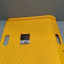 Curb Ramp - Heavy Duty, Portable Ramp with 1000lb Weight Capacity - for Furniture Dollies, Hand Trucks, or Moving Carts by Stalwart (Yellow)