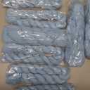 8 Pack Baby Blue Cheesecloth Table Runner 10Ft Spring Gauze Cheese Cloth Table Runner 120 Inch Boho Sheer Rustic Fabric for Holiday Decor Bridal Baby Shower Wedding Home Decoration
