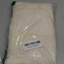 TREELY 100% Cotton Knitted Throw Blanket Couch Cover Blanket(30.31x 40.55 Inches, Ivory White)77x 103cm Small Sofa Throw