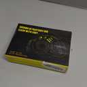 Retractable Dog Leash with USB Rechargeable Flashlight for Night Walks, 16FT Automatic Telescopic Tractor Dog Leash for Small and Medium Dogs, Blue