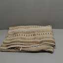 DII Braided Striped Decorative Throw Blanket, 50x60, Stone