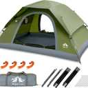Night Cat Upgraded Backpacking Tents 1 2 Persons Easy Clip Setup Camping Tent Adults Scouts Heavy Rainproof Compact Lightweight (Olive Green)