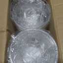 100 Pack 9 oz Clear Plastic Cups, Sturdy & Food Safe Disposable Plastic Cups for Wine Cocktail Punch