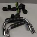 Steel Push Up Handles for Floor, Portable Push Up Stands with Non-Slip Grip, Angled Incline