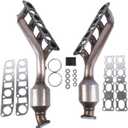 16478 16479 Front Manifold Catalytic Converter Compatible with 5.6L 2004-2010 Infiniti QX56 / 2005-2013 Nissan Armada / 2004-2013 Nissan Titan / 2008-2012 Nissan Pathfinder