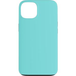 Matte Plain Aqua-Teal 2021 Blue Phone-12 Cute Solid-Color Case for iPhone 13