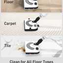 Steam Mops for Floor Cleaning, 1300W Floor Steamer with Detergent Chamber, 25S Heat Up, Lightweight Steamer for Cleaning with 2 Washable Pads, Safe for Tiles, Upholstery, Carpet, Hardwood
