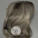 TISHINING Ombre Ash Blonde Short Bob Wigs for White Women 10 Inch Side Part Chin Length Layered Bob Straight Hair Wig with Dark Roots Heat Resistant Synthetic Natural Looking Wigs for Daily Party Use