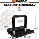 DEEAGLE Hitch Tightener Anti Rattle Stabilizer for 2.5" Trailer Hitches Reduce Movement On Hitch Mount Cargo Carrier Bike Rack Boat, RV Trailer Accessories