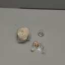 DaisyInner Cute Crochet Plant Car Freshener 12ml Empty Refillable Diffuser Bottle with Plants Hanging Accessories for Rearview Mirror Home Office Decor Women Mother's Day Gifts(Leave)