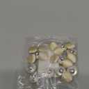 10 Pcs Satin Covered Metal Shank Buttons Cloth Buttons for Wedding Dress Tuxedo Suits (12.5mm, Champagne)