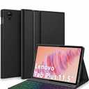 Nanhent Case with Keyboard for Lenovo Tab Plus 11.5 Inch 2024 (TB351FU), 7 Color Rainbow Backlight Detachable Bluetooth Keyboard Cover for 11.5" Lenovo Tab Plus 2024 Release